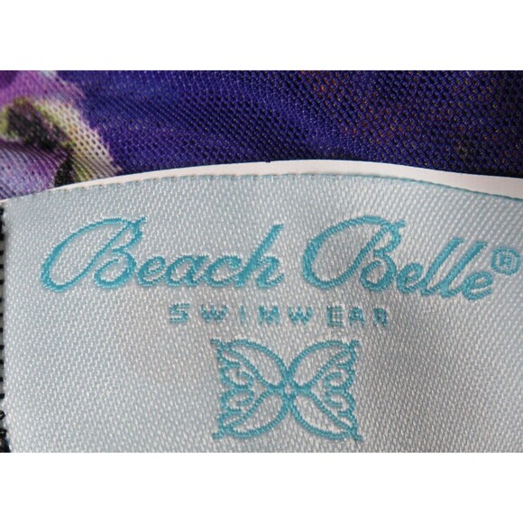 Swimsuits For All Beach Belle Purple Floral Plus Size Sarong - Picture 5 of 8